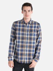 Акція на Сорочка бавовняна чоловіча Colin's CL1064808INV XXL Indigo від Rozetka