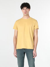 Акція на Футболка бавовняна довга чоловіча Colin's CL1058592DYL 2XL Dark Yellow від Rozetka
