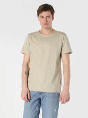 Акція на Футболка бавовняна довга чоловіча Colin's CL1058580BEI 3XL Beige від Rozetka