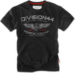 Акція на Футболка бавовняна довга чоловіча Dobermans Aggressive DIVISION 44 TS122BK 2XL Чорна від Rozetka