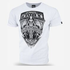 Акція на Футболка бавовняна довга чоловіча Dobermans Aggressive Ultimate Fight TS172WT M Біла від Rozetka
