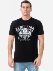 Акція на Футболка бавовняна довга чоловіча Dobermans Aggressive Rebellion MC II TS88BK XL Чорна від Rozetka
