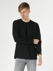 Акция на Лонгслів чоловічий Colin's CL1062460BLK XL Black от Rozetka