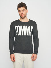 Акція на Світшот чоловічий Tommy Hilfiger 9481. 10 M Темно-сірий від Rozetka