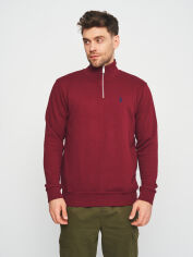 Акція на Світшот чоловічий Polo Ralph Lauren 11198. 4 L Бордовий від Rozetka