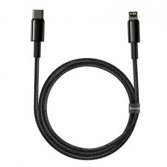 Акція на Baseus Cable USB-C to Lightning Tungsten Pd 20W 1m Black (CATLWJ-01) від Stylus