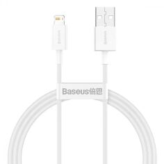 Акція на Baseus Usb Cable to Lightning Superior Fast Charging 1m White (CALYS-A02) від Stylus