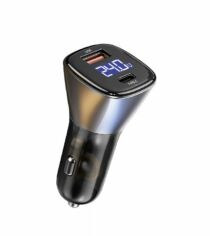 Акция на Wiwu Car Charger USB+USB-C PC500 72W Grey от Stylus