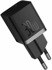 Акция на Baseus USB-C Wall Charger GaN5 1C 30W Black (CCGN070401) от Stylus