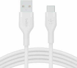 Акція на Baseus Cable Usb Cable to USB-C Simple Wisdom Pd 20W 1.5m White (TZCATZJ-02) від Stylus