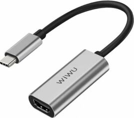 Акція на Wiwu Adapter Alpha USB-C to Hdmi Grey від Stylus