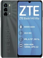 Акція на Zte Blade V40 Vita 4/128GB Black (UA UCRF) від Stylus