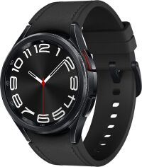 Акція на Samsung Galaxy Watch 6 Classic 43mm Black with Hybrid Eco-Leather Black Band (SM-R950NZKA) від Stylus