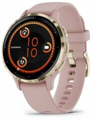 Акція на Garmin Venu 3S Soft Gold Stainless Steel Bezel with Dust Rose Case and Silicone Band (010-02785-03) від Stylus