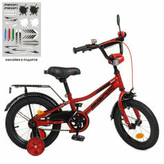Акция на Велосипед детский 2-х кол. 14д. Profi Y14221 Prime (red) от Stylus