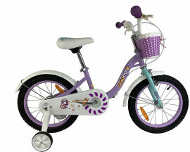 Акція на Велосипед детский RoyalBaby Chipmunk Mm Girls 18" Official Ua фиолетовый від Stylus