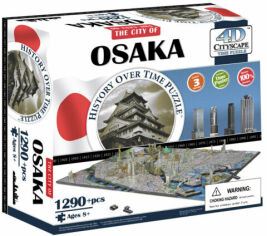 Акция на Объемный пазл 4D Cityscape Осака от Stylus