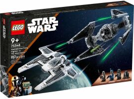 Акція на Конструктор Lego Star Wars Мандалорский истребитель против перехватчика Tie (75348) від Stylus