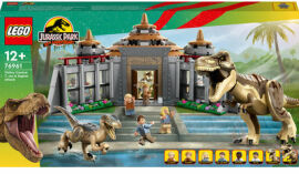 Акція на Конструктор Lego Jurassic World Центр посетителей: Атака тиранозавра и раптора (76961) від Stylus