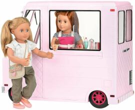 Акция на Транспорт для кукол Our Generation Фургон с мороженым розовый (BD37363Z) от Stylus