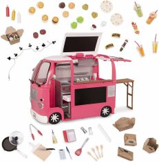 Акция на Транспорт для кукол Our Generation Продуктовый фургон розовый (BD37969Z) от Stylus