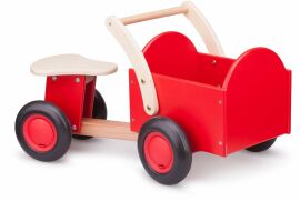 Акция на Велосипед-перевозчик New Classic Toys деревянный красный 11400 от Stylus