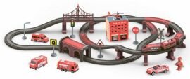 Акция на Игровой набор Zipp Toys Городской экспресс электрическая железная дорога, 92 детали от Stylus