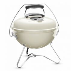 Акция на Гриль угольный переносной Weber Smokey Joe Premium, 37см, бежевый 1125004 от Stylus