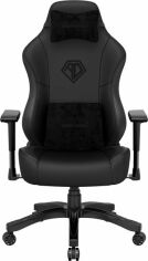 Акция на Кресло игровое Anda Seat Phantom 3 Size L Black (AD18Y-06-B-PV/C-B01) от Stylus