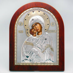 Акція на Владимирская икона Божией Матери Silver Axion 25х20 см (813-1089) від Stylus
