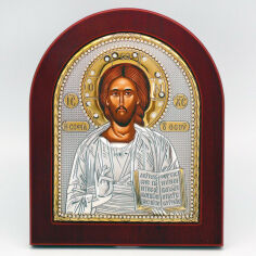 Акція на Икона Христос Спаситель Silver Axion 15х19 см (813-1076) від Stylus