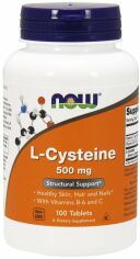 Акція на Now Foods L-Cysteine 500 mg 100 tabs від Stylus