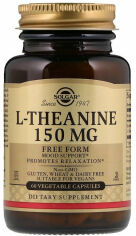Акція на Solgar L-Theanine Free Form 150 mg 60 Vegetable Capsules від Stylus