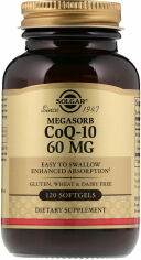 Акция на Solgar CoQ-10 Megasorb Солгар Коэнзим Q10 Мегасорб (CoQ-10) 60 mg 120 капсул от Stylus
