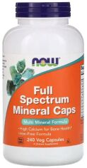 Акція на Now Foods Full Spectrum Mineral Caps Мультиминеральная формула 240 веганских капсул від Stylus