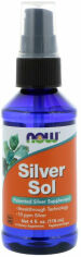 Акція на Now Foods Silver Sol 10 Ppm Liquid 4 Fl Oz Гидрозоль серебра від Stylus