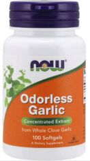 Акція на Now Foods Odorless Garlic Чеснок 100 гелевых капсул від Stylus