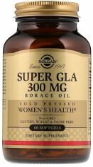Акція на Solgar Super Gla Borage Oil Women's Health 300 mg Солгар масло огуречника Бораго 60 капсул від Stylus