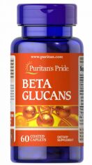 Акція на Puritan's Pride Beta Glucans 200 mg Бета-глюканы 60 каплет від Stylus