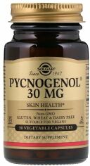 Акція на Solgar Pycnogenol 30 mg 30 caps Пикногенол від Stylus