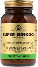 Акція на Solgar Super Ginkgo, Full Potency 120 caps від Stylus