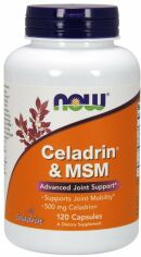 Акція на Now Foods Celadrin & Msm 500 mg Capsules 120 caps від Stylus