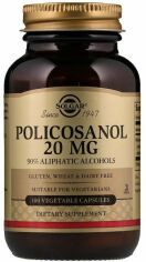 Акція на Solgar Policosanol 20 mg 100 Vegetable Capsules від Stylus