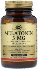 Акція на Solgar Melatonin, 3 mg, 120 Nuggets Мелатонин від Stylus