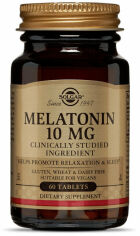 Акція на Solgar Melatonin, 10 mg, 60 Tabs Мелатонин (SOL-01956) від Stylus