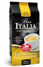 Акція на Кофе в зернах Saquella Bar Italia Extra Crema 1 кг (8002650001224) від Stylus
