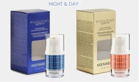 Акція на Keenwell Evolution Sphere Набор Антиоксидантный увлажняющий комплекс 50 ml + Ночной восстанавливающий увлажняющий комплекс 50 ml від Stylus