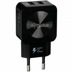 Акція на Gelius Usb Wall Charger 2xUSB Ultra Prime 2.1A Black (GU-HC02) від Y.UA