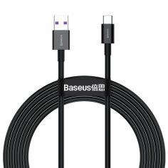 Акция на Baseus Usb Cable to USB-C Superior Series Pd 66W 2m Black (CATYS-A01) от Y.UA