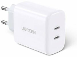 Акція на Ugreen Wall Charger 2xUSB-C CD243 40W White (10343) від Y.UA